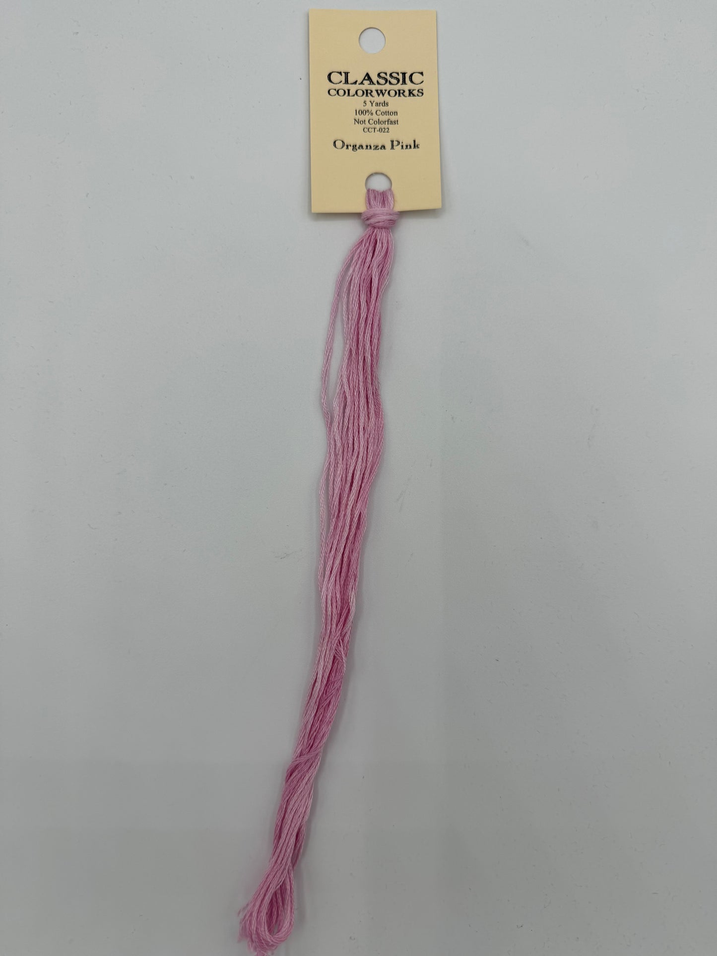 Organza Pink - Classic Colorworks Cotton Floss