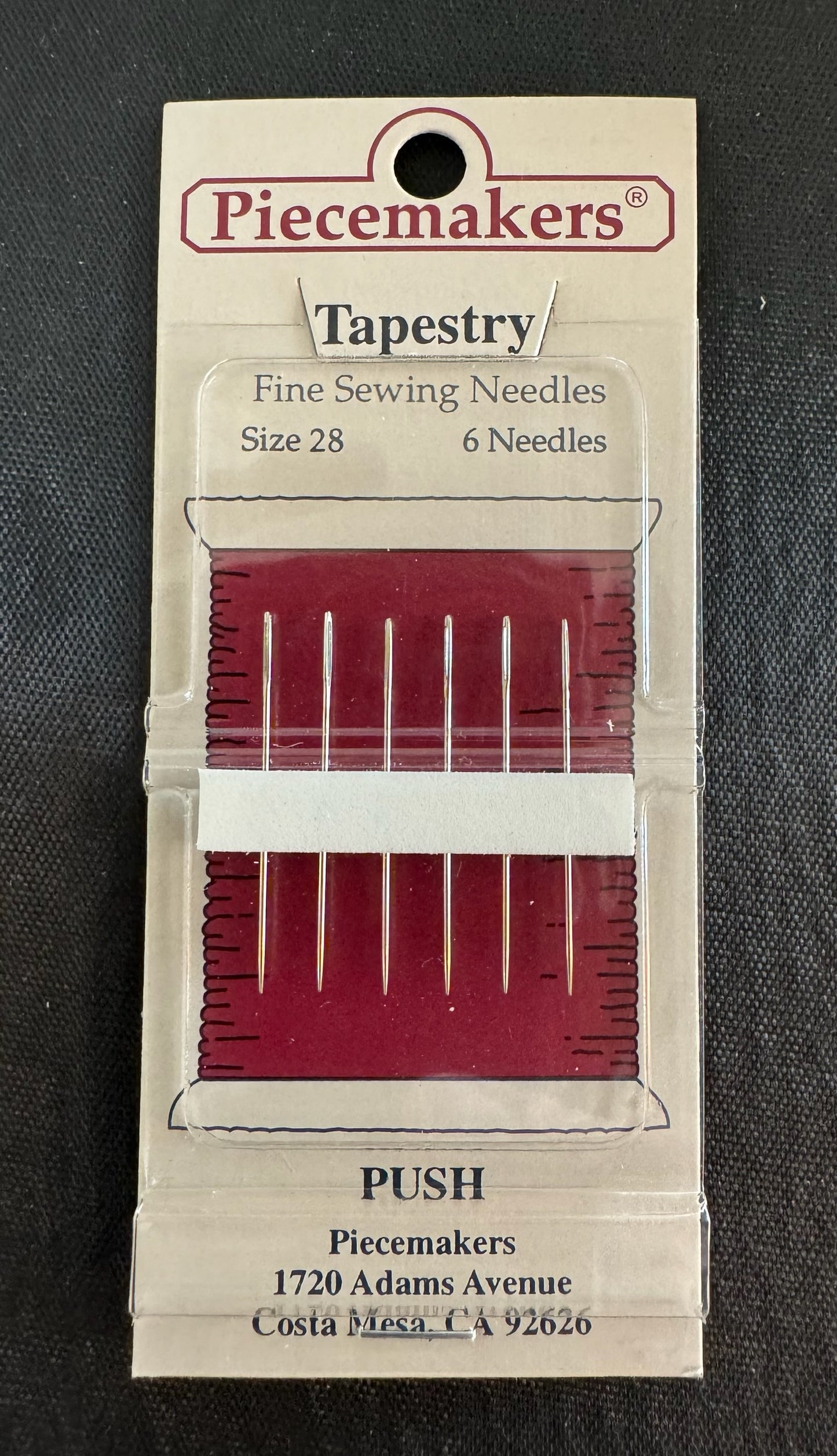 Size 28 Piecemakers Tapestry Needles