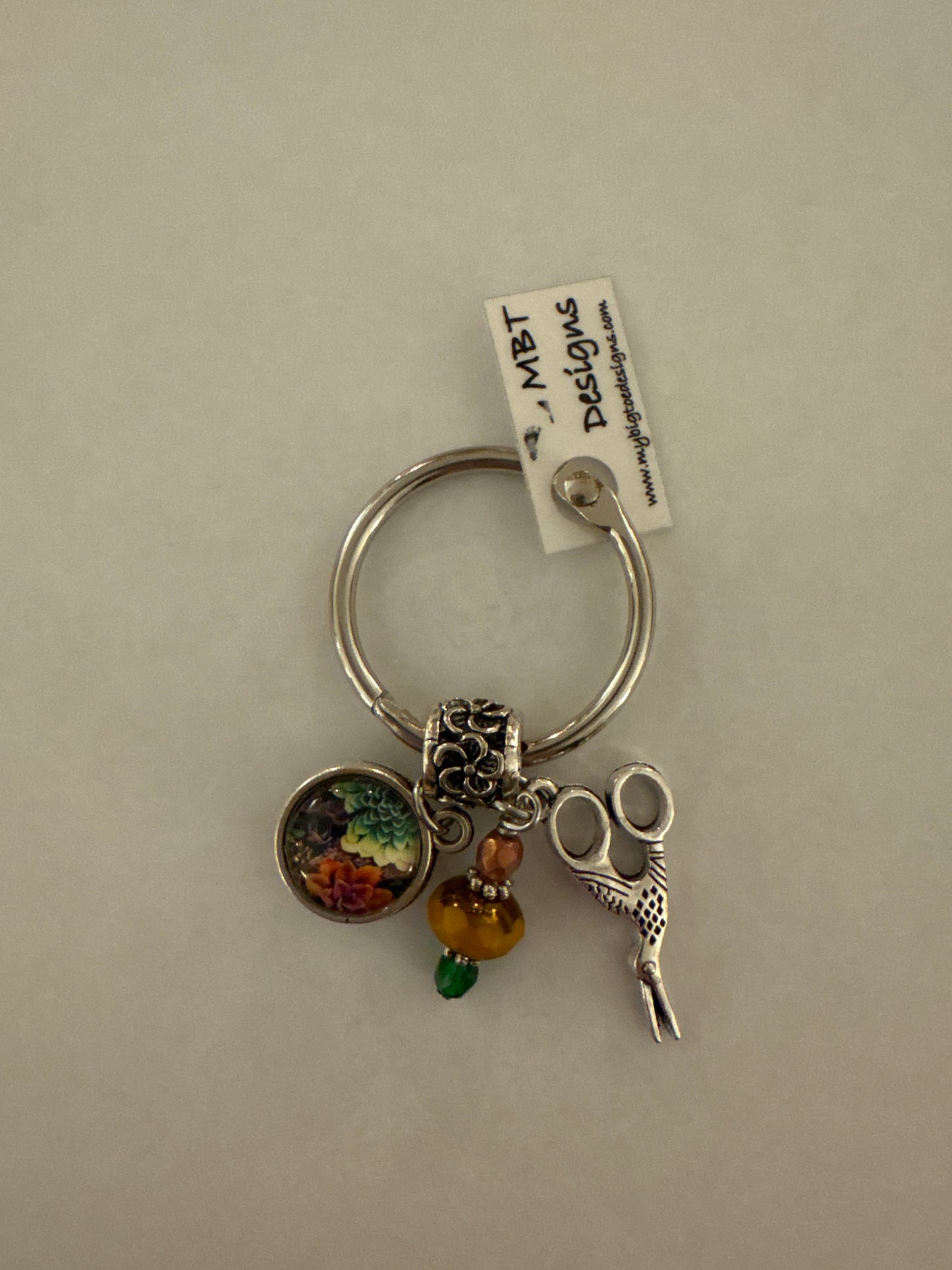 Succulent with Scissors Thread Keep - My Big Toe Designs