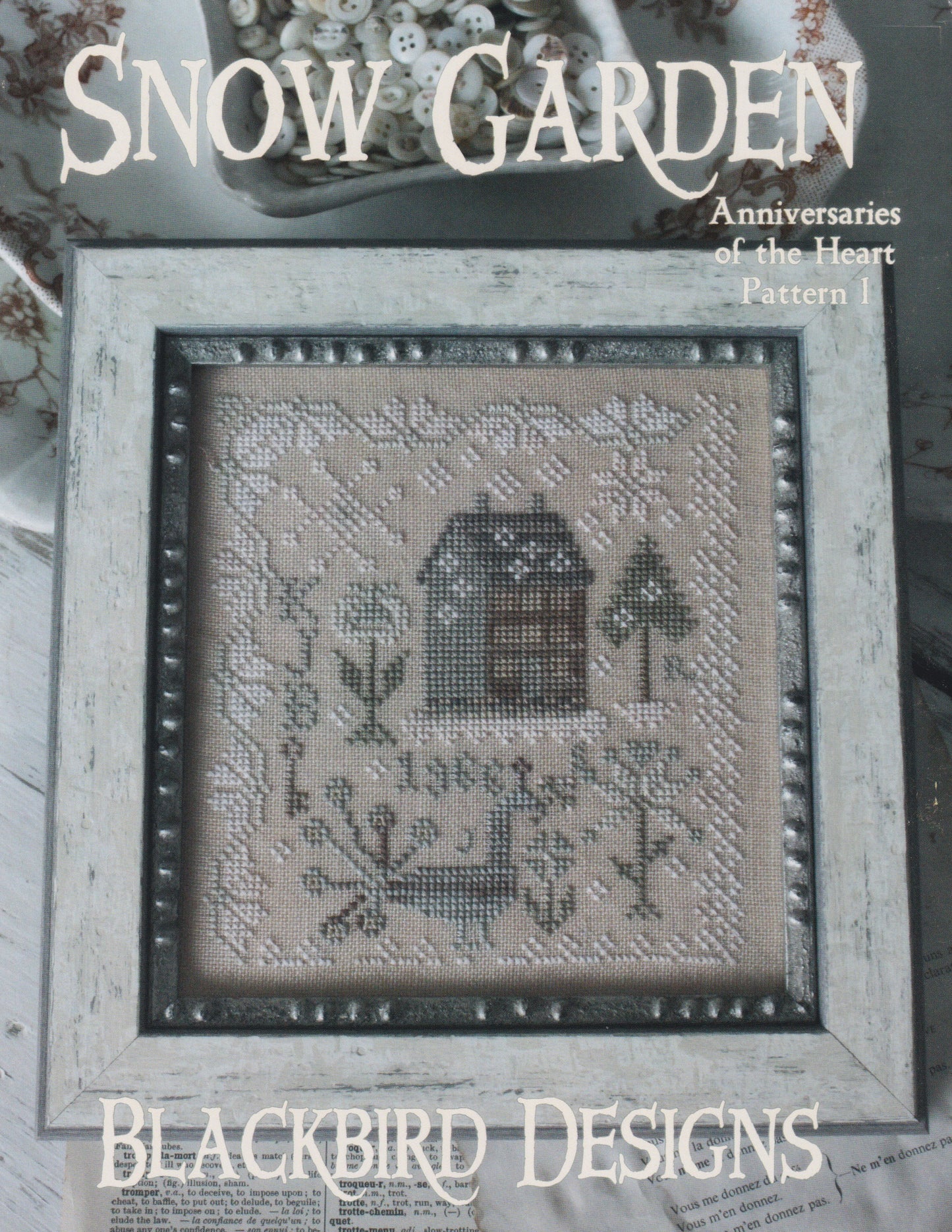 Snow Garden (Anniversaries of the Heart Pattern 1) - Blackbird Designs