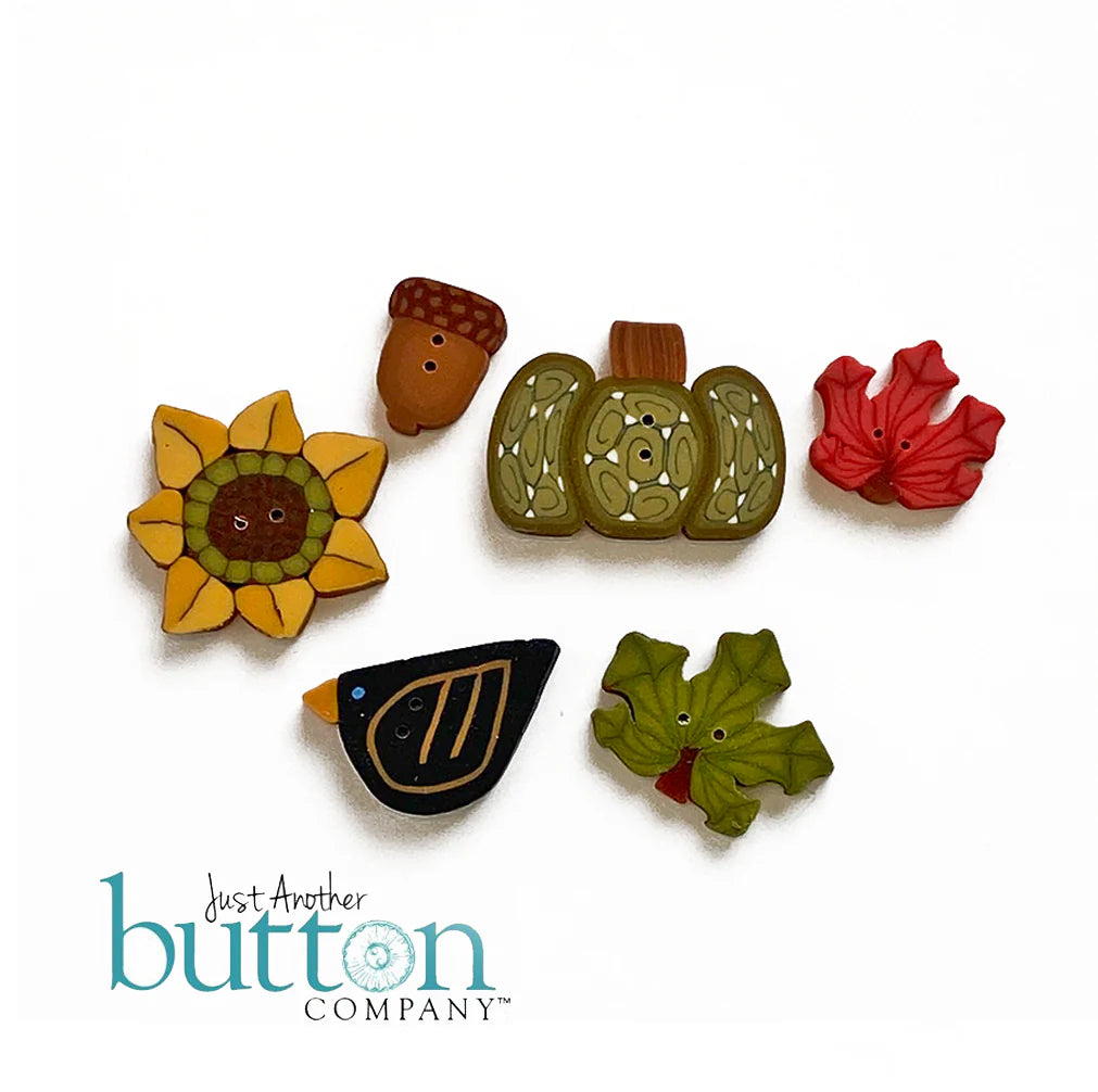 Autumn Bag Button Collection - Just Another Button Company