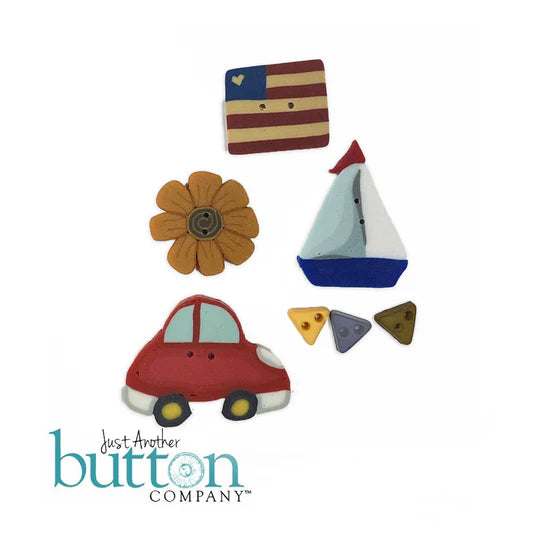 Summer Bag Button Collection - Just Another Button Company