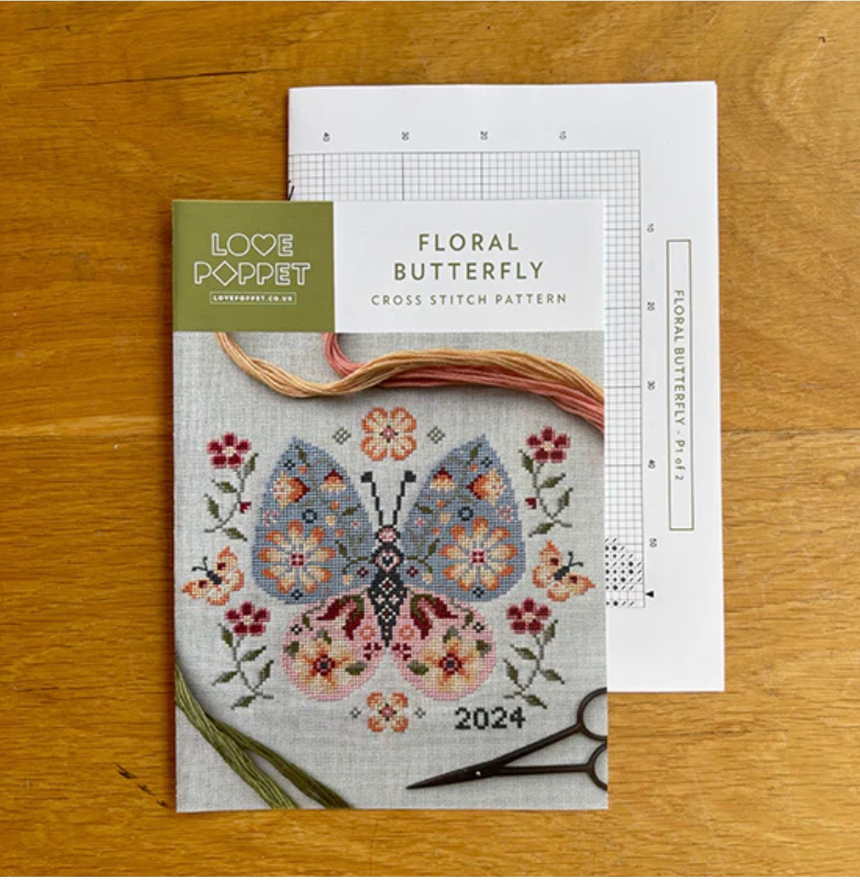 Floral Butterfly - Love Poppet