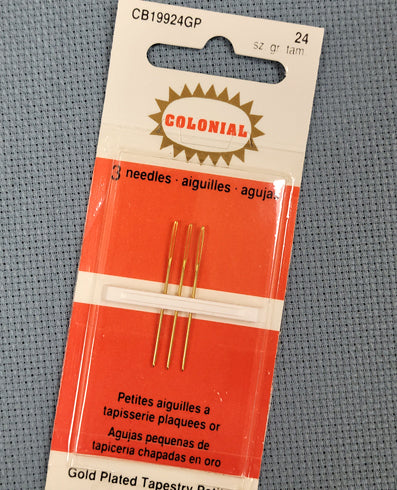 Colonial Gold Tapestry Petite Needles - Size 24