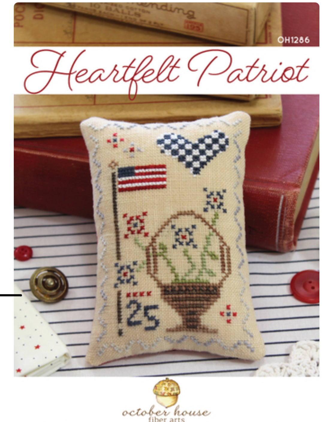 Heartfelt Patriot - October House Fiber Arts