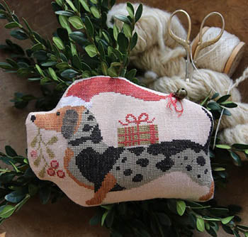 Animal Crackers Series - Christmas Sausage - Finley - Stacy Nash Designs