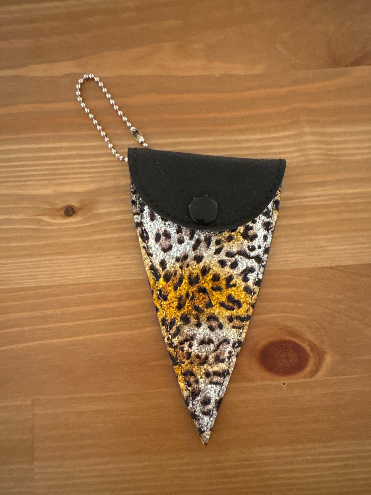 Animal Print Vinyl Scissor Case