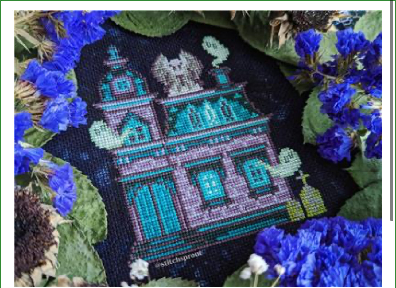 Gargoyle Mansion - StitchSprout
