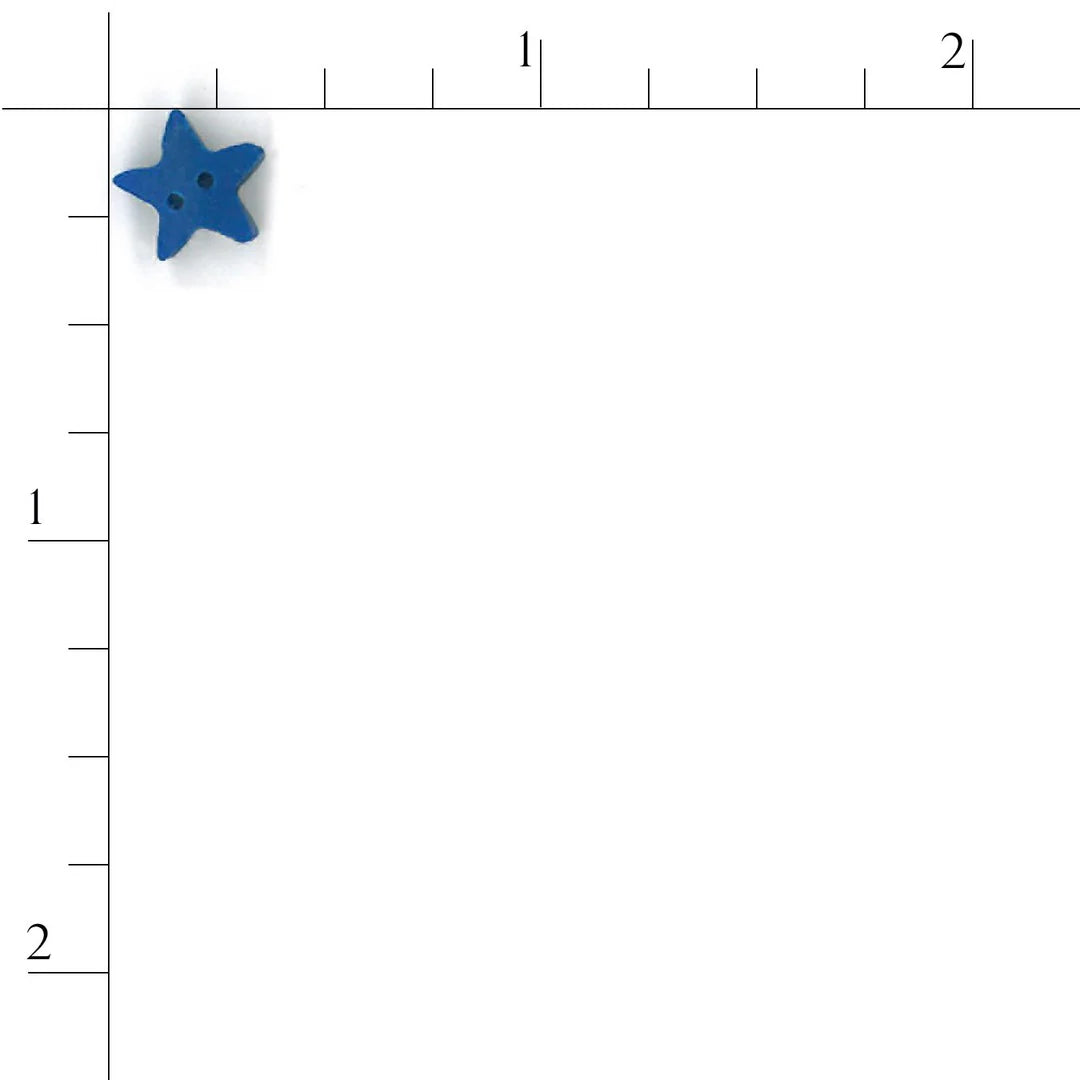 Small True Blue Star - Just Another Button Company