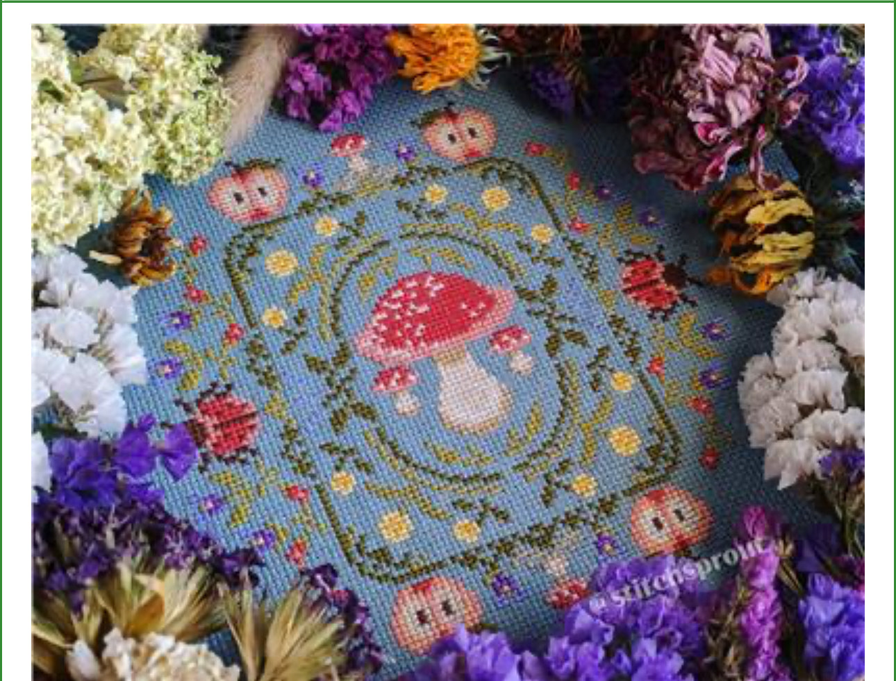 Mushroom Sampler - StitchSprout