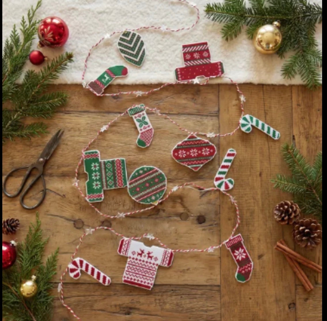 Festive Garland - Haystack Stitching - 2026 Needlework Marketplace PREORDER
