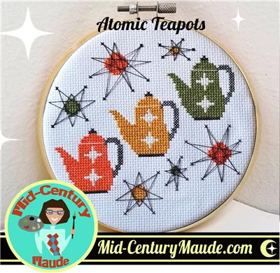 Atomic Teapots - Mid-Century Maude