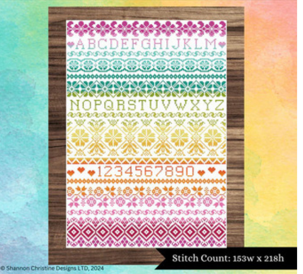 Rainbow Band Sampler - Shannon Christine Designs