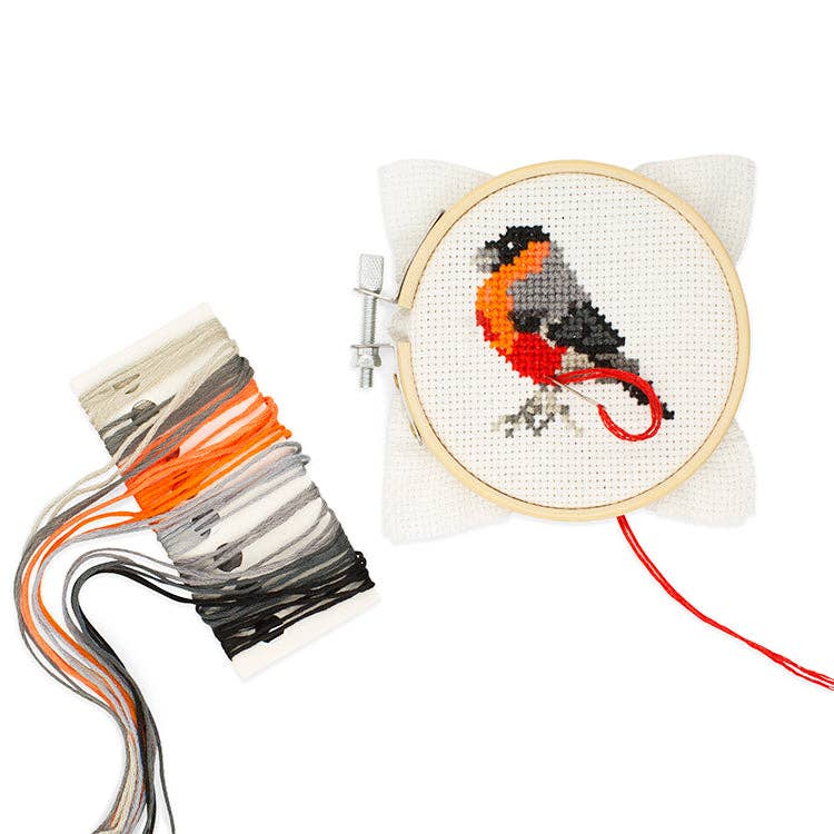 Bird Mini Cross Stitch Kit