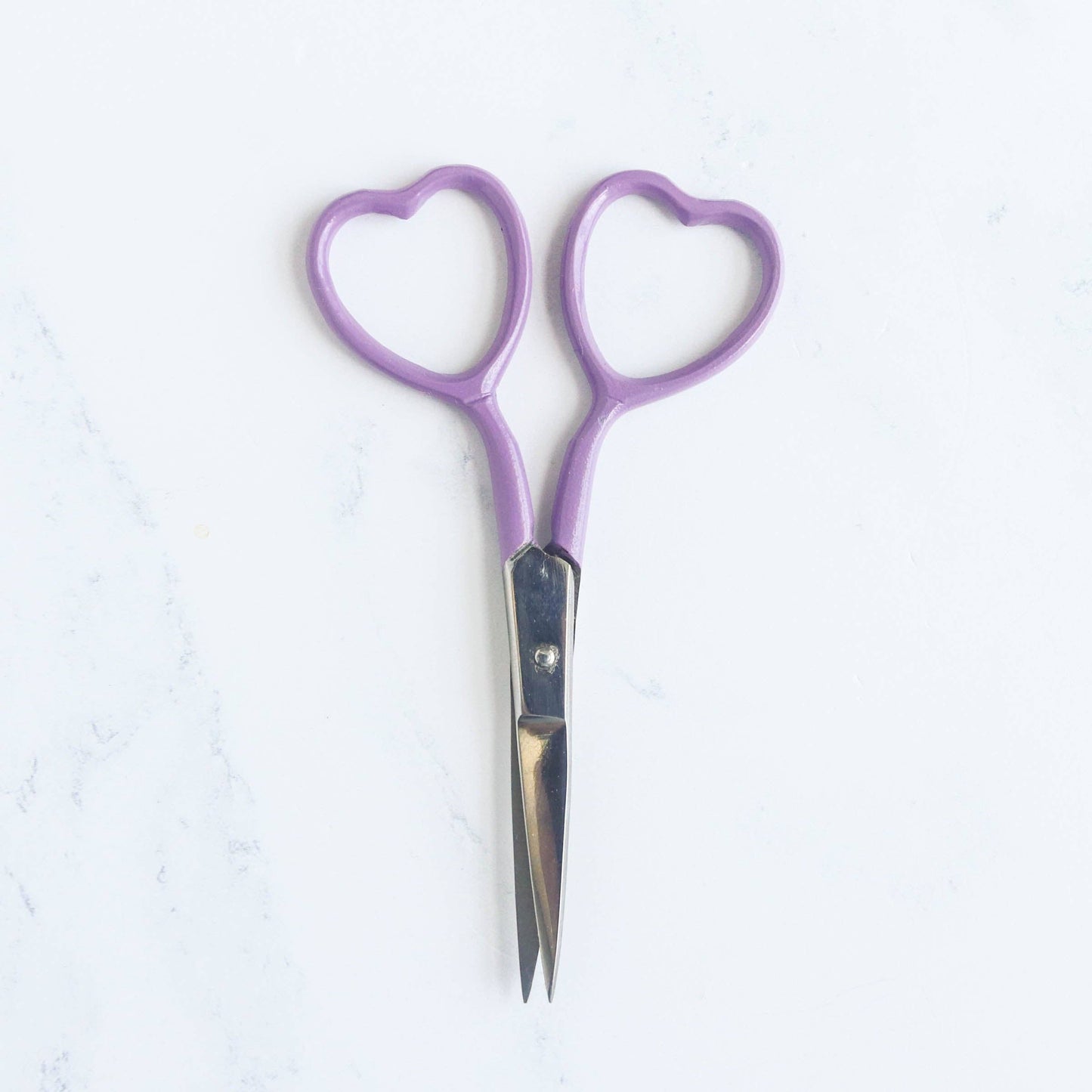 Heart Embroidery Scissors: Lavender