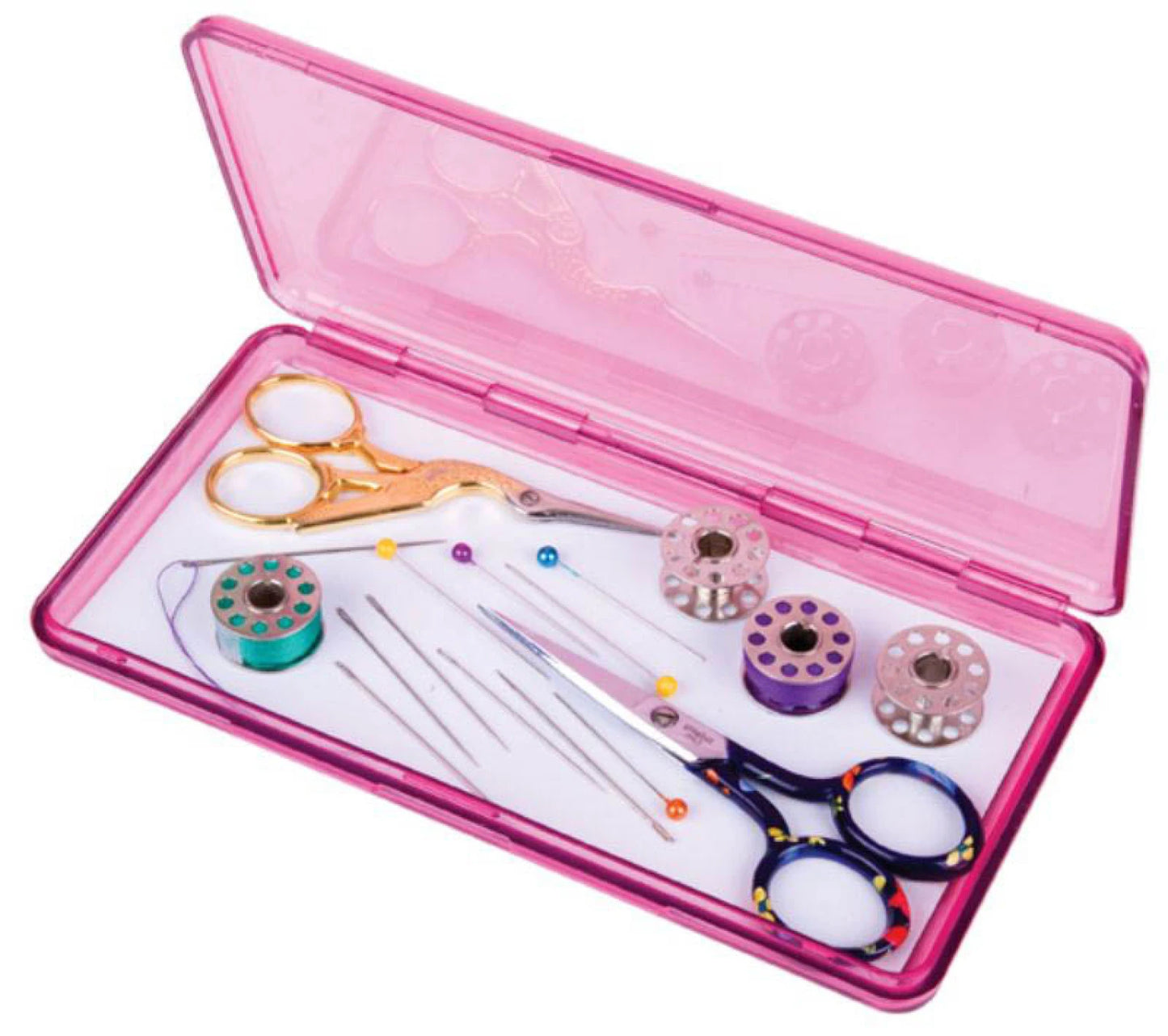 Sew-lutions Slim Line Magnetic Storage Case Raspberry