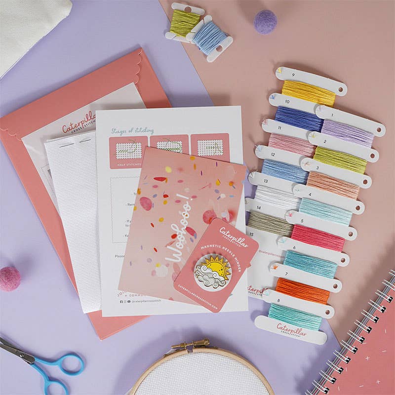 Positivity Lifts - Cross Stitch Kit