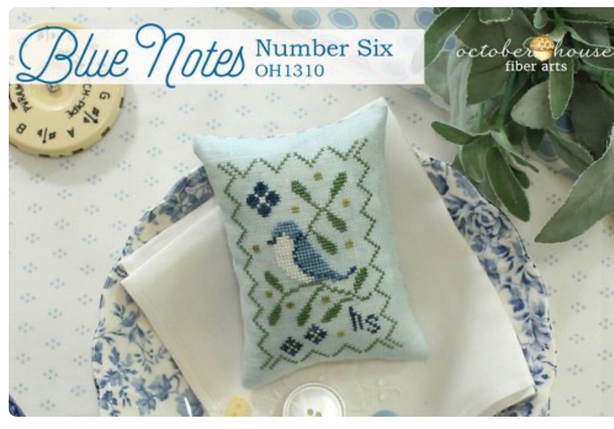 Blue Notes Number 6 - October House Fiber Arts