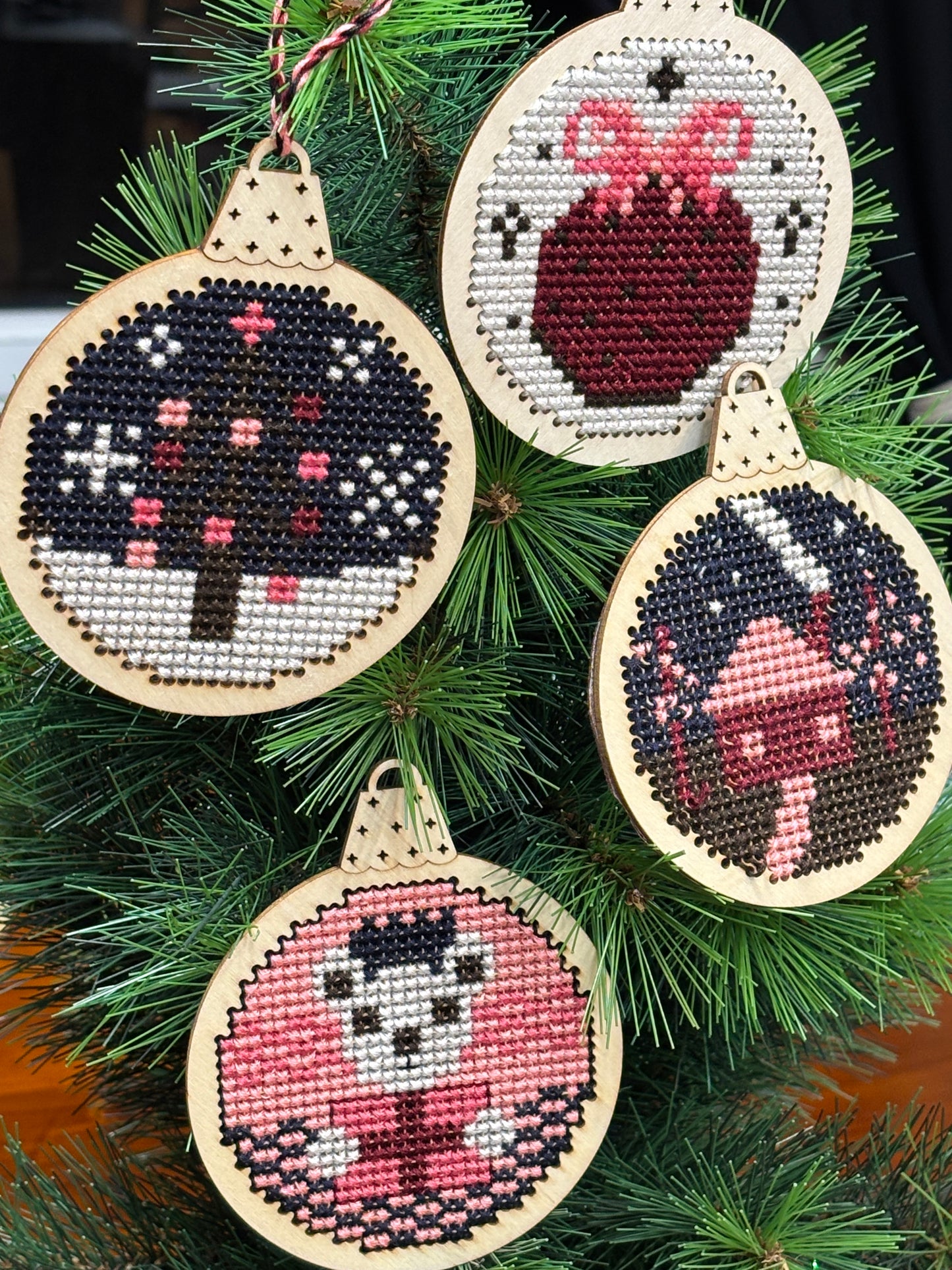 Pink Baubles - Paddock Lane Designs