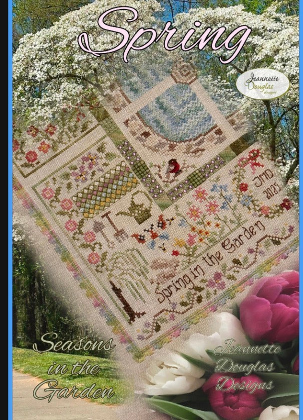Spring Seasons in the Garden - Jeannette Douglas Designs - 2026 Nashville Needlework Market PREORDER