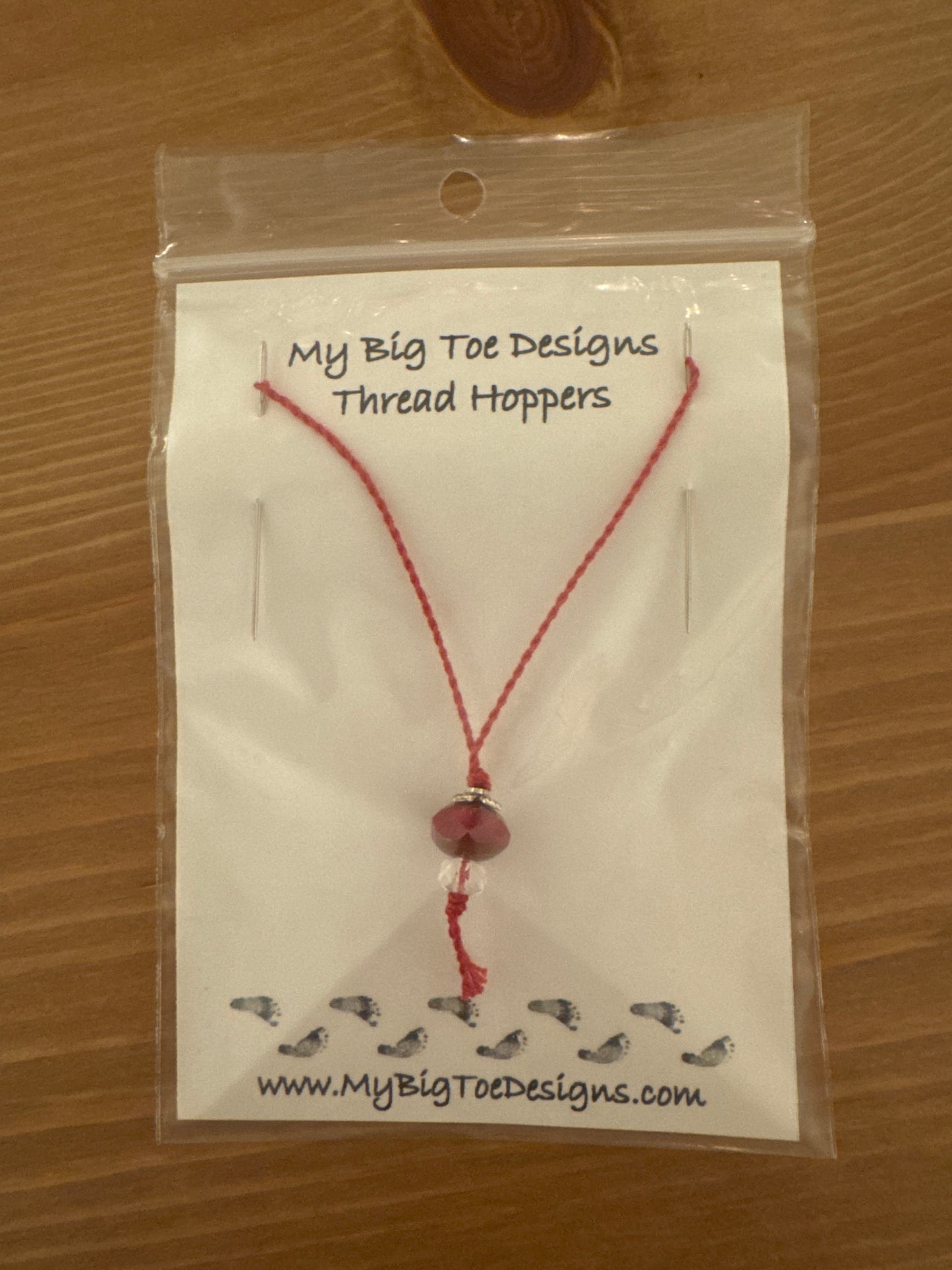 Red Thread Hoppers - My Big Toe Designs