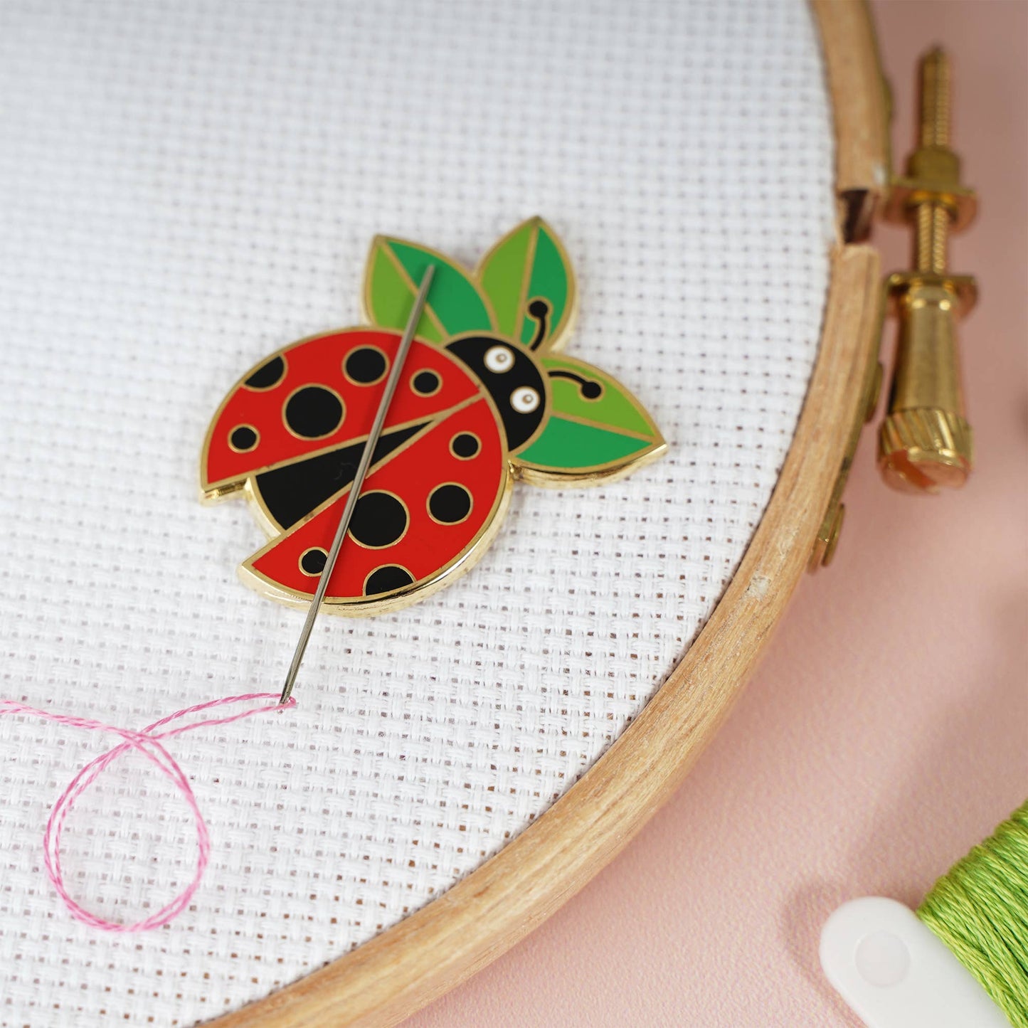 Ladybird Magnetic Needle Minder