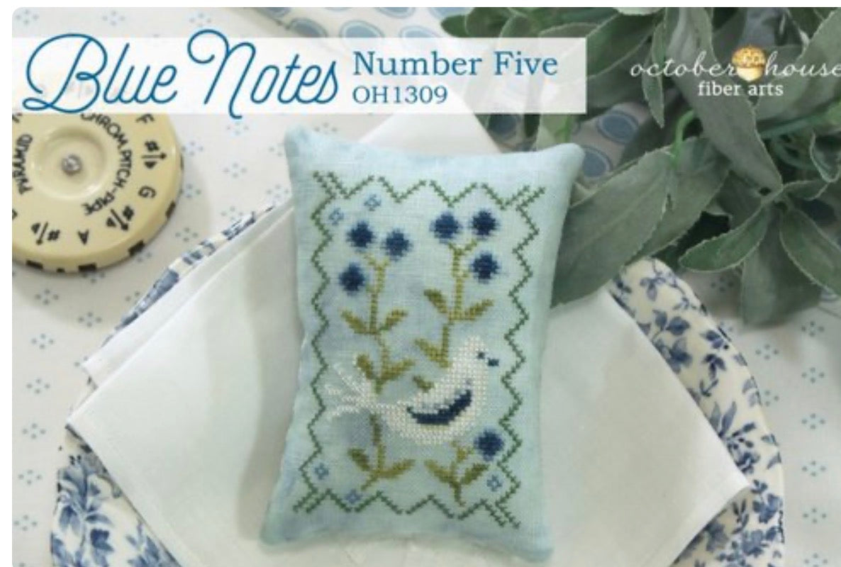 Blue Notes Number 5 - October House Fiber Arts