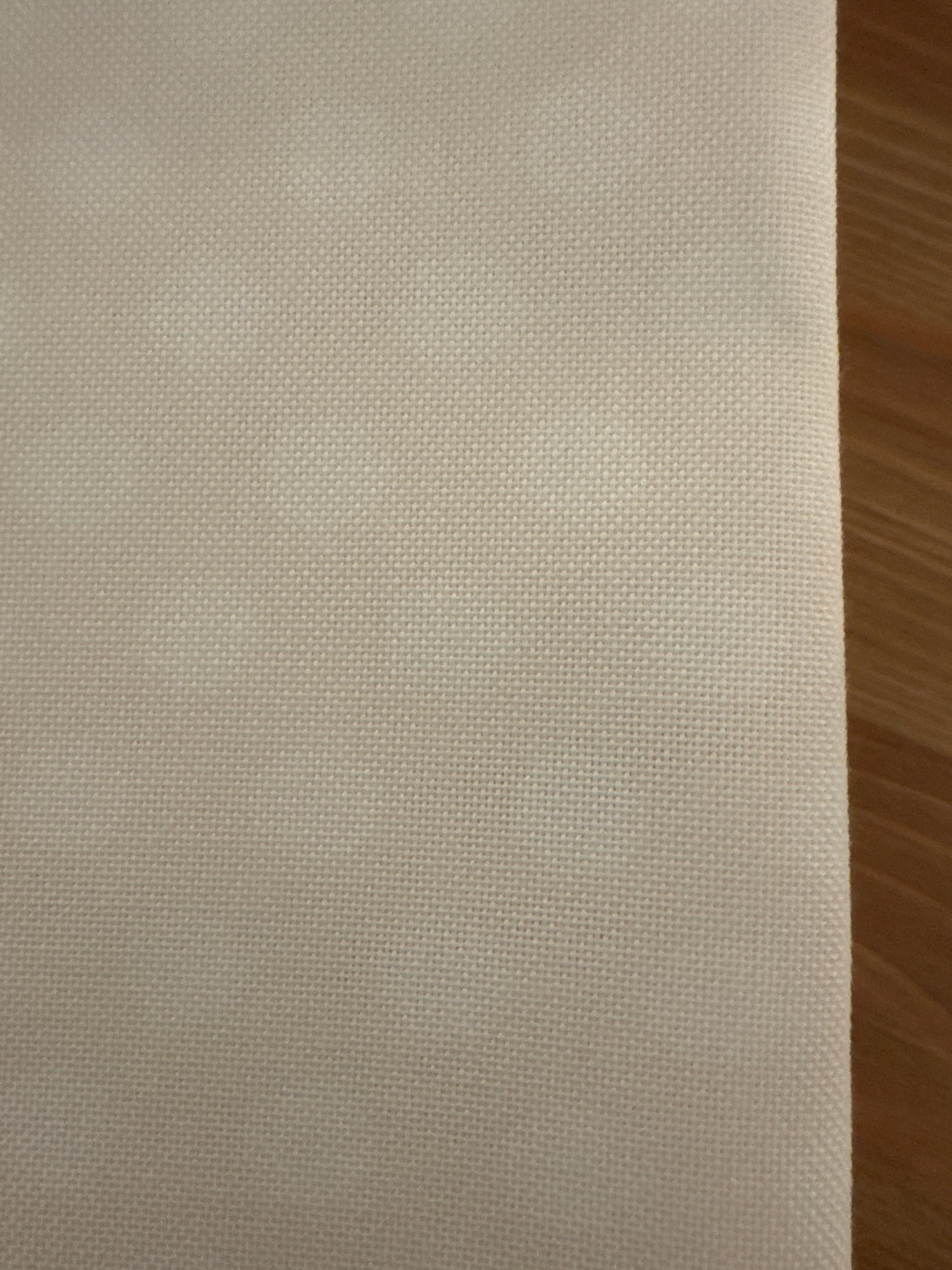 32 Count Evenweave White Polka Dots on Coconut Fabric by Fabric Flair