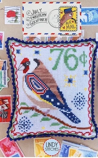July European Goldfinch - Lindy Stitches