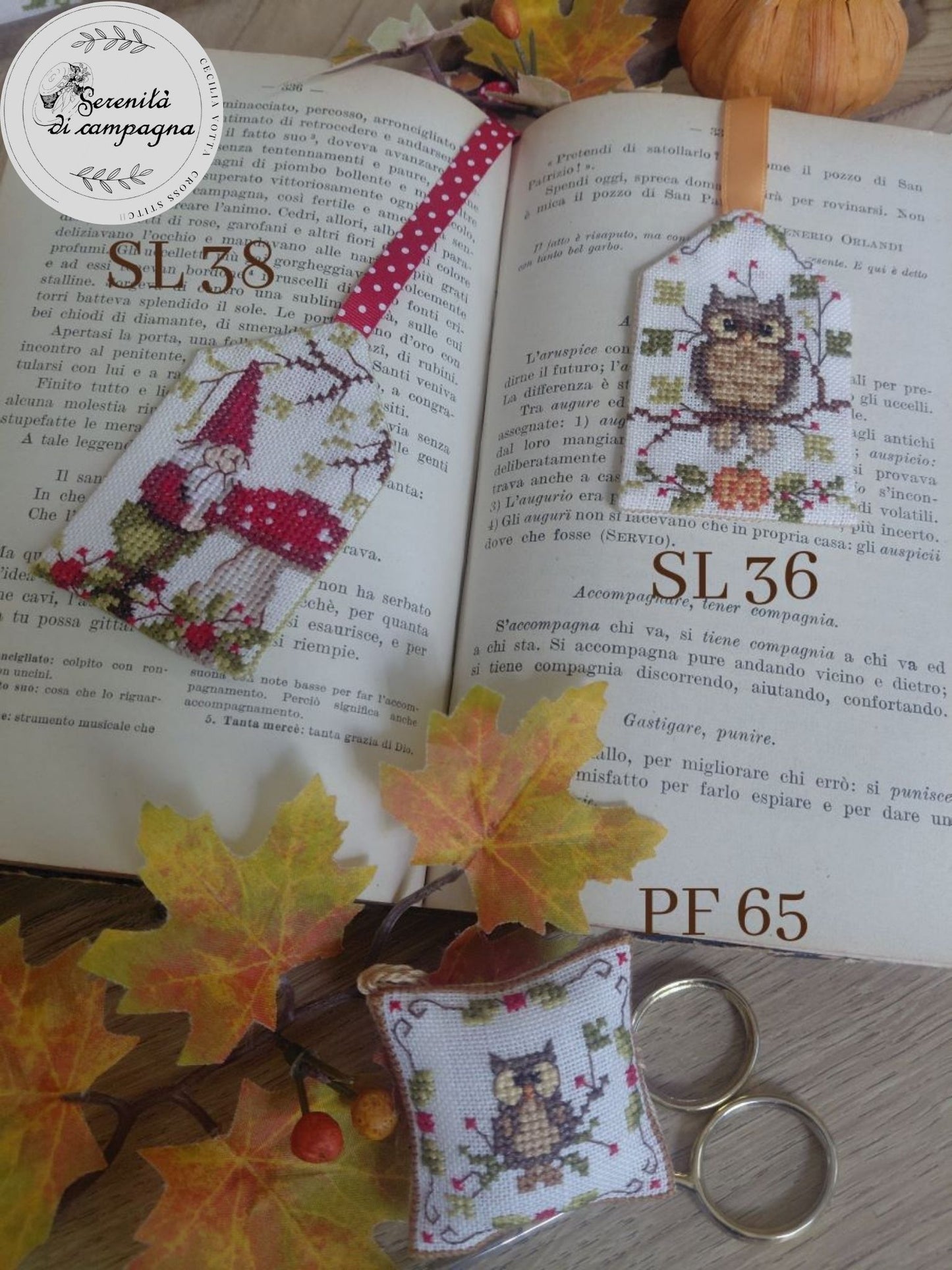 Autumn Owl Bookmark Kit - Serenita di Campagna
