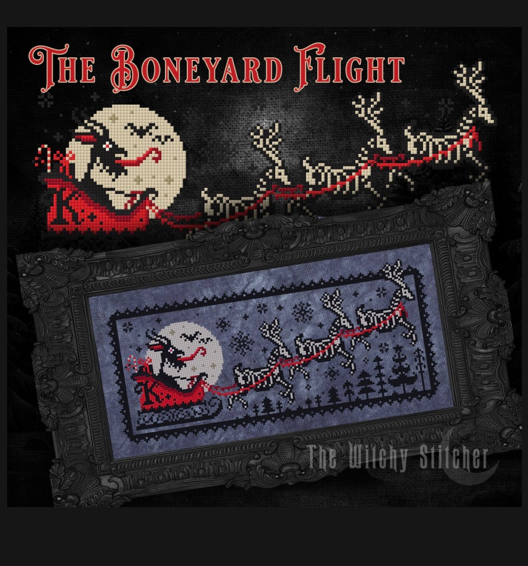Boneyard Flight - The Witchy Stitcher - 2026 Needlework Marketplace PREORDER