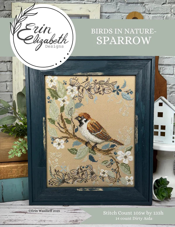 Birds in Nature - Sparrow - Erin Elizabeth