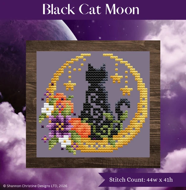 Black Cat Moon - Shannon Christine - 2026 Needlework Marketplace PREORDER