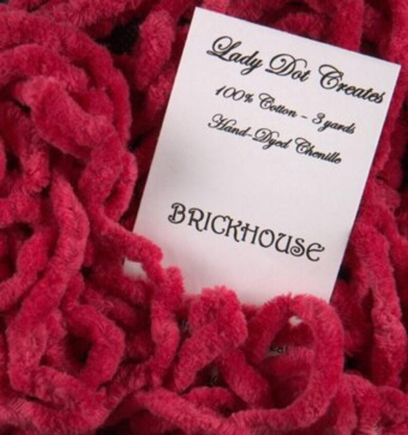 Chenille Trim - Brickhouse - Lady Dot Creates