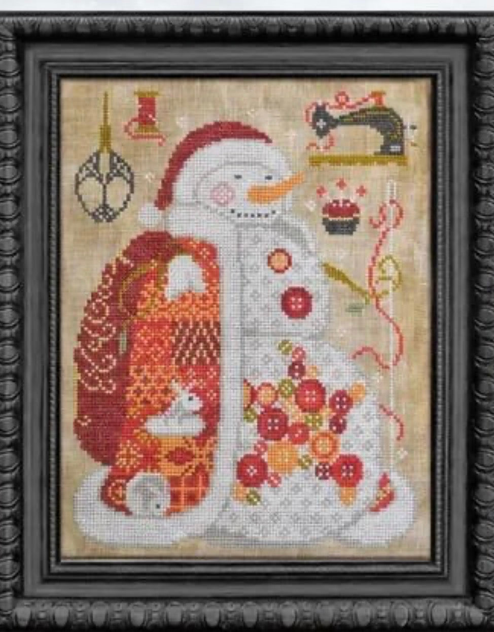 The Snowman Collector Pt 1 - The Needleworker - Cottage Garden Samplings