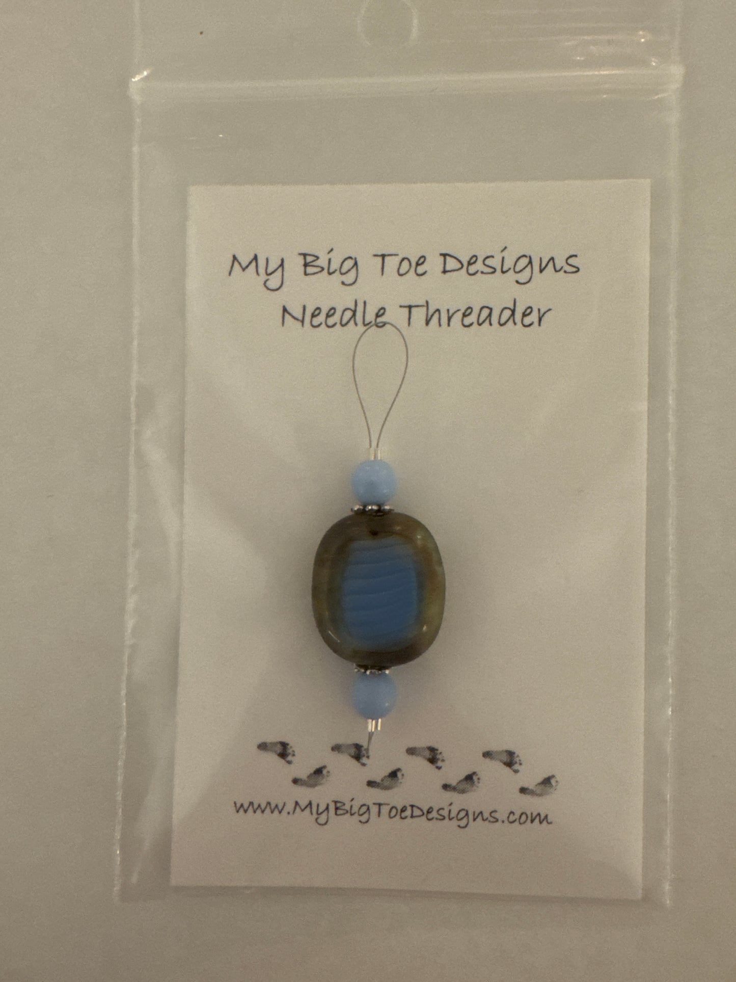 Light Blue Wire Needle Thread - My Big Toe Designs