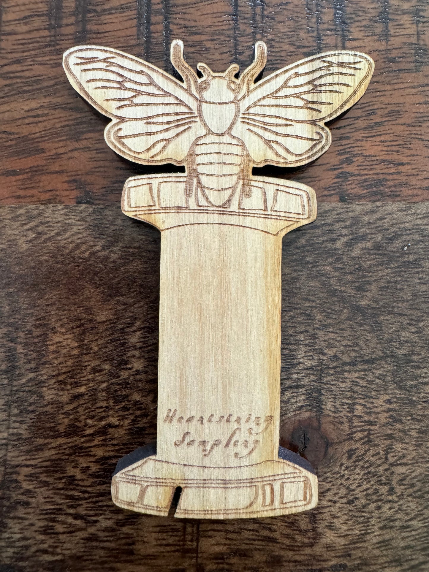 Honey Bee Thread Bobbins - Heartstring Samplery