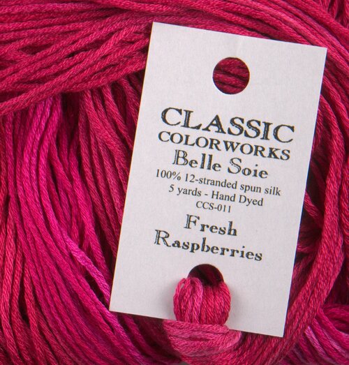 Fresh Raspberries (CCS-011) - Belle Soie Silk Floss