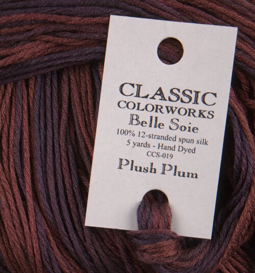 Plush Plum (CCS-019) - Belle Soie Silk Floss