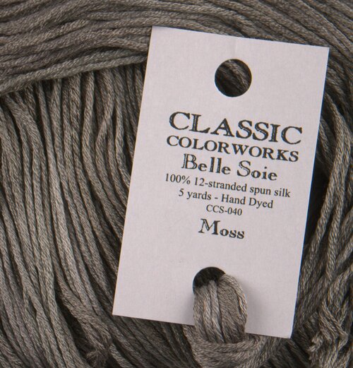 Moss (CCS-040) - Belle Soie Silk Floss