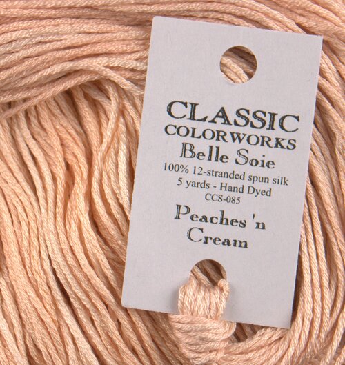 Peaches 'n Cream (CCS-085) - Belle Soie Silk Floss