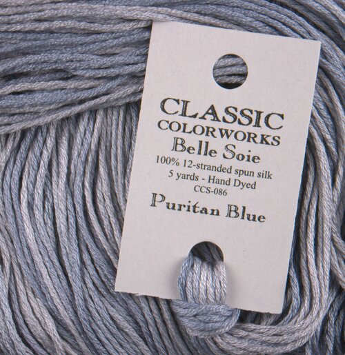Puritan Blue (CCS-086) - Belle Soie Silk Floss