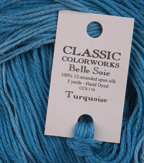 Turquoise (CCS-116) - Belle Soie Silk Floss