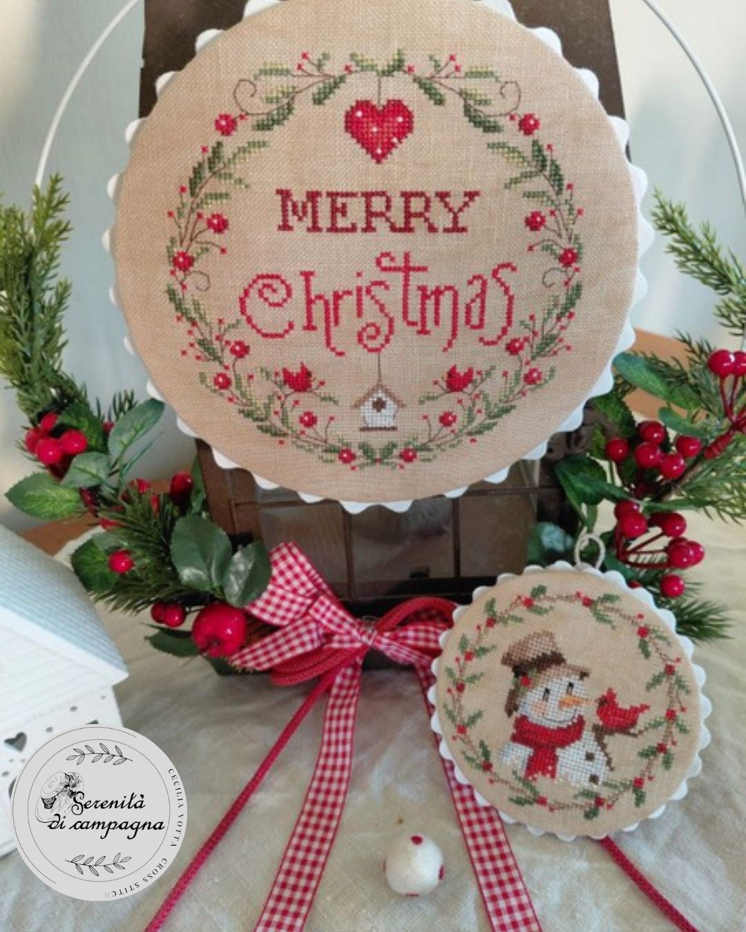 PROFUMO DI NATALE - MERRY CHRISTMAS (The Scent of Christmas - Merry Christmas) - Serenità di Campagna - 2026 Needlework Marketplace PREORDER