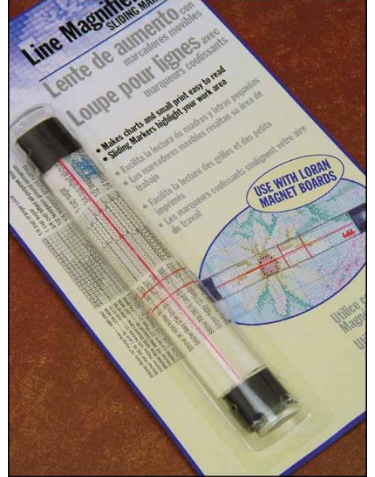 LoRan Line Magnifier w/ Slide Markers