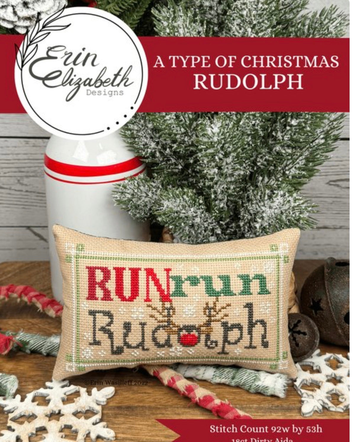 A Type Of Christmas Rudolph - Erin Elizabeth Designs