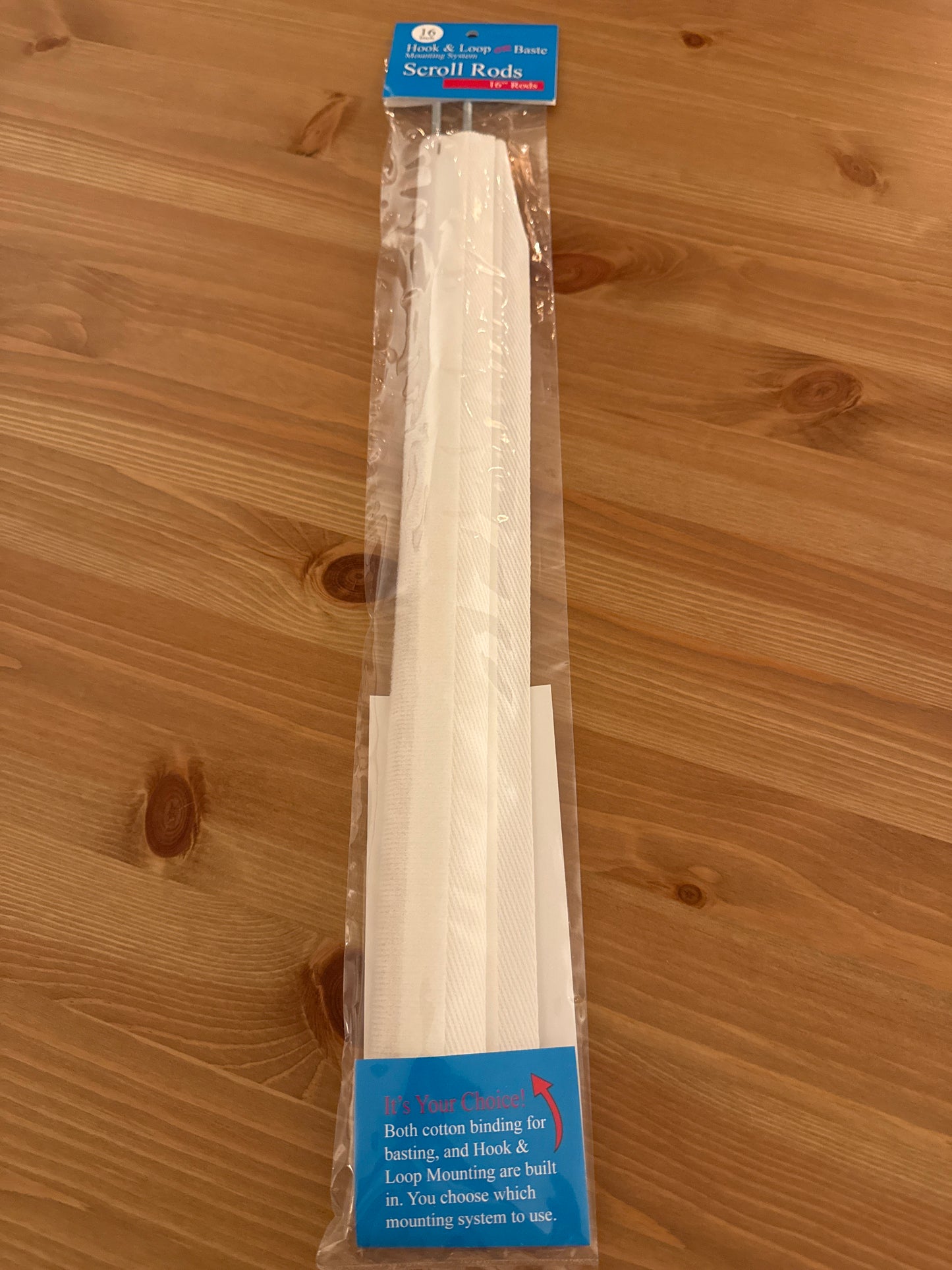 16" Scroll Rod with Loop and Webbing