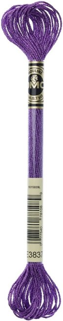 DMC Light Effects Metallic Floss - Purple E3837