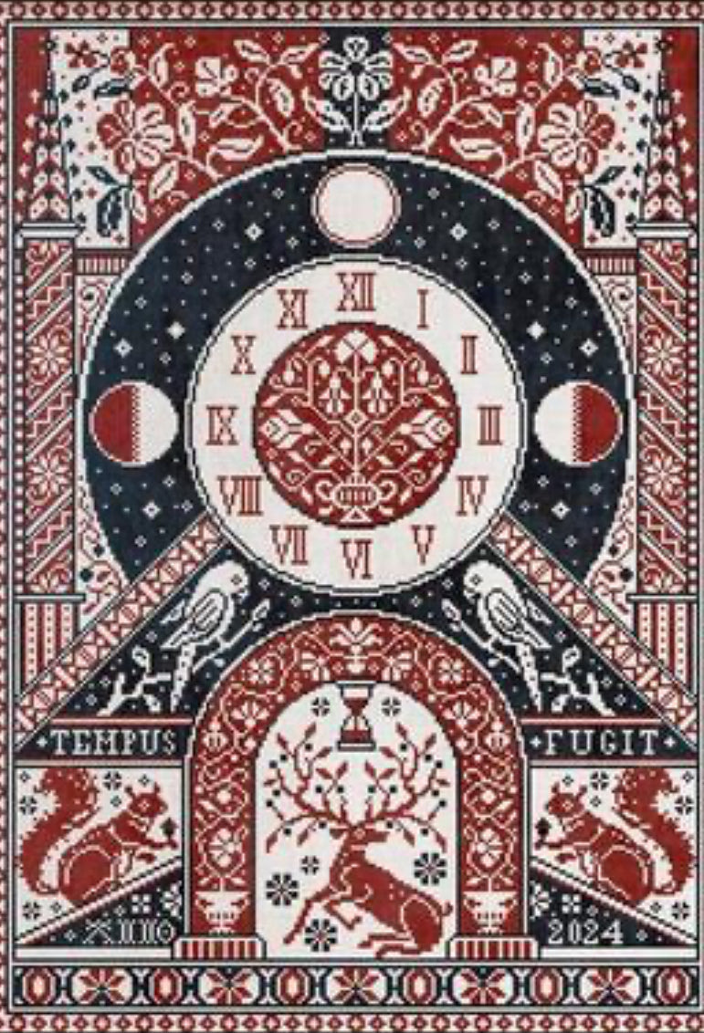 No Time Like the Present SAL 2024- Modern Folk Embroidery