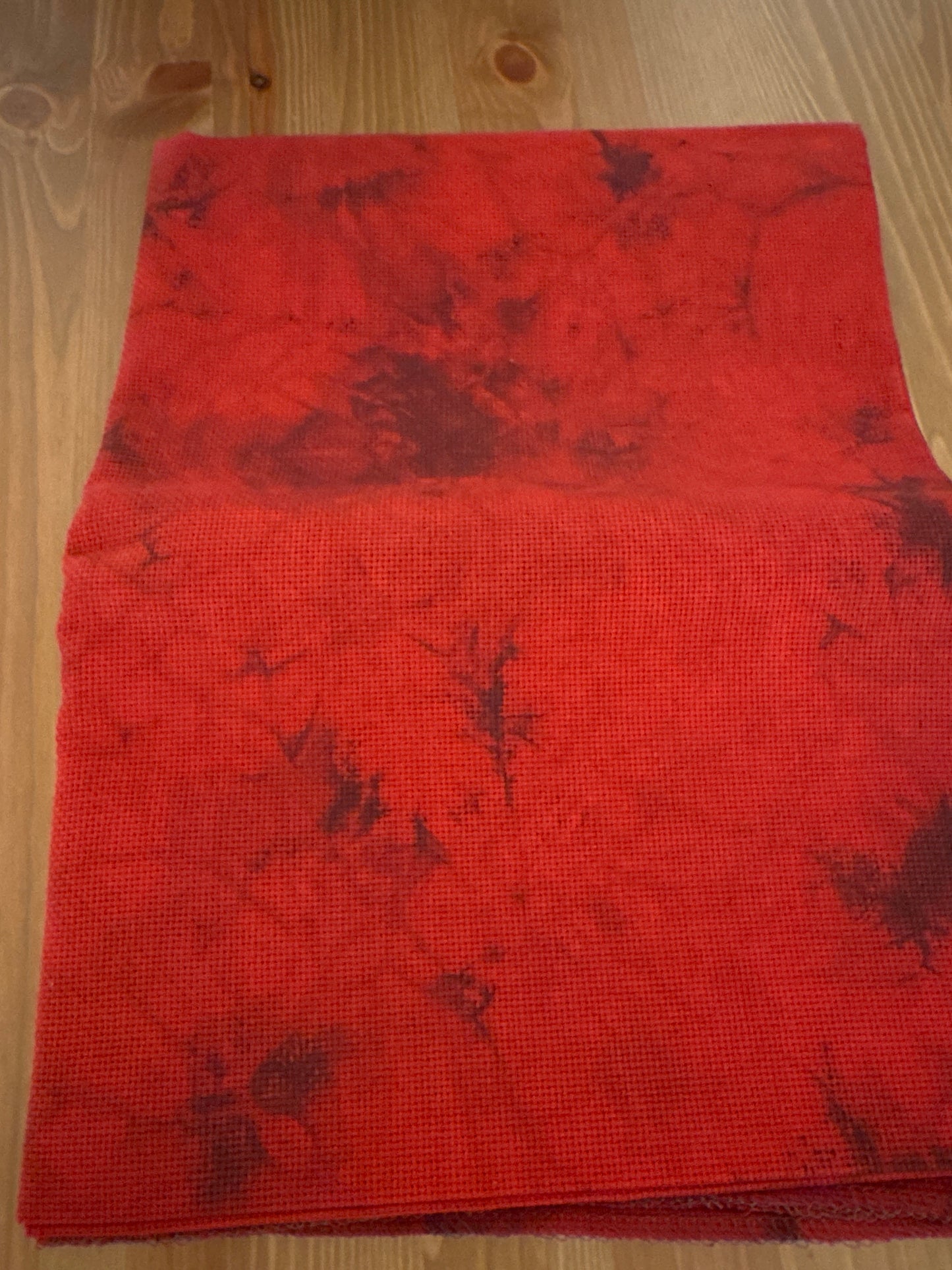 16 Count Aida - Deep Red - XJu Designs